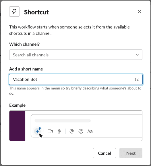 shortcut